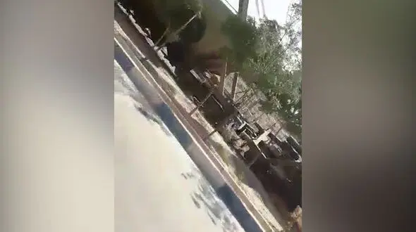 فیلم خروج قطار نفت کش از ریل در شهر قدس + فیلم