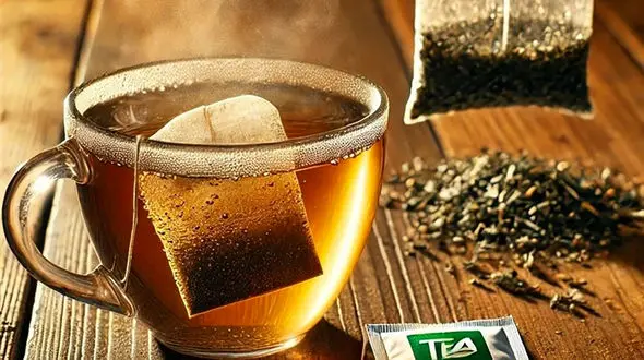 کیسه های چای پلاستیکی در آب داغ میکروپلاستیک آزاد می کنند!