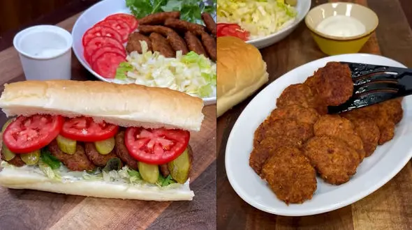 طرز تهیه ساندویچ کتلت + فیلم