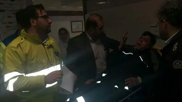 ضرب و شتم تکنسین اورژانس توسط پدر بیمار+ تصاویر