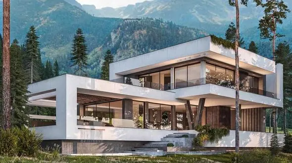 زیباترین ویلای جهان در لواسان ! / سه بعدی و منحصر بفرد ! + عکس ها