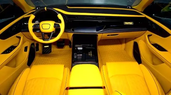 نسخه زرد آئودی RS Q8 منصوری: زیبایی و قدرت در شکوهی خیره‌کننده + تصاویر