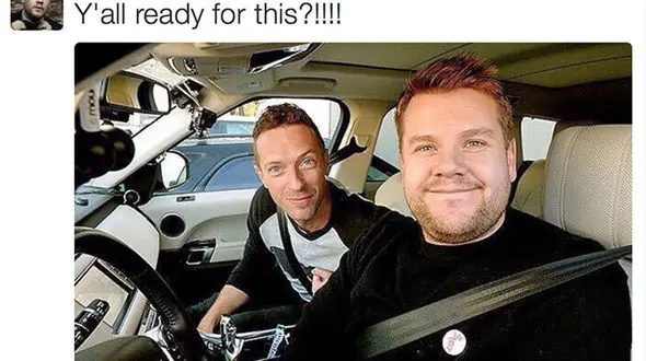 کریس مارتین بر صندلی داغ