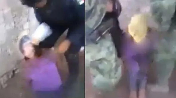 نمایش آزار و مرگ جنجالی یک زن توسط 2 سرباز مرزی + عکس