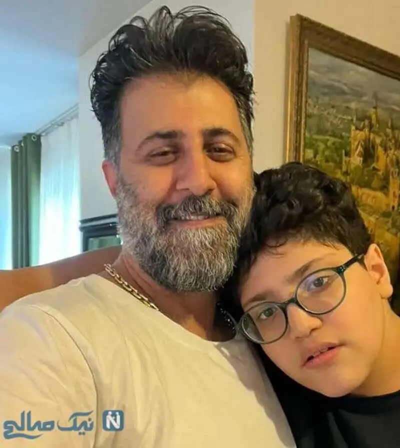 هومن حاجی عبداللهی پسرش