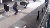 فیلم حمله برق آسای دزدان به خودروی حمل پول / دزدان با BMW صندوق پول را بردند + عکس