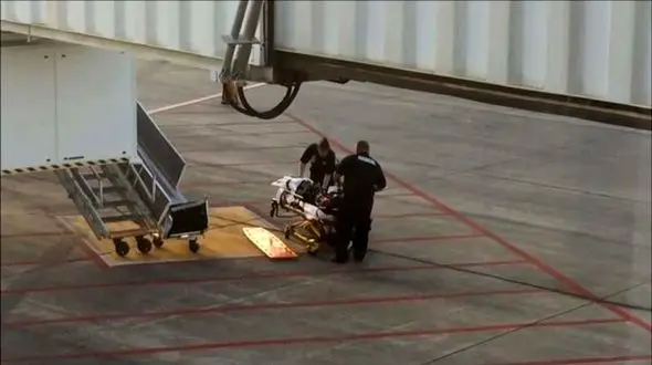 مرگ خلبان در آسمان