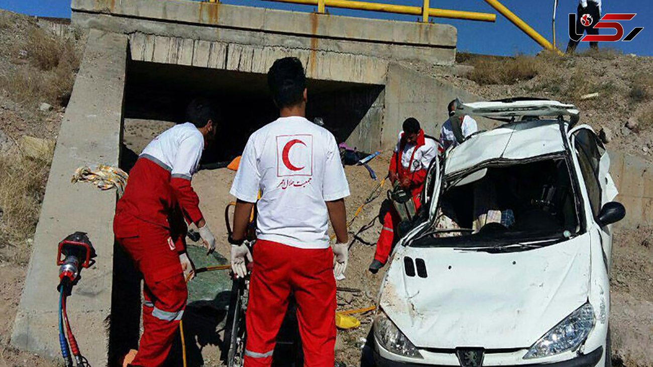 8 قربانی براثر حادثه وحشتناک برای 3 خودرو در مهریز