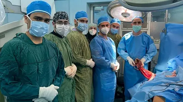 عمل پیوند اندام قطع شده بیمار مشهدی با موفقیت انجام شد