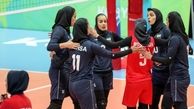بانوان والیبالیست ایران به مدال نقره رسیدند