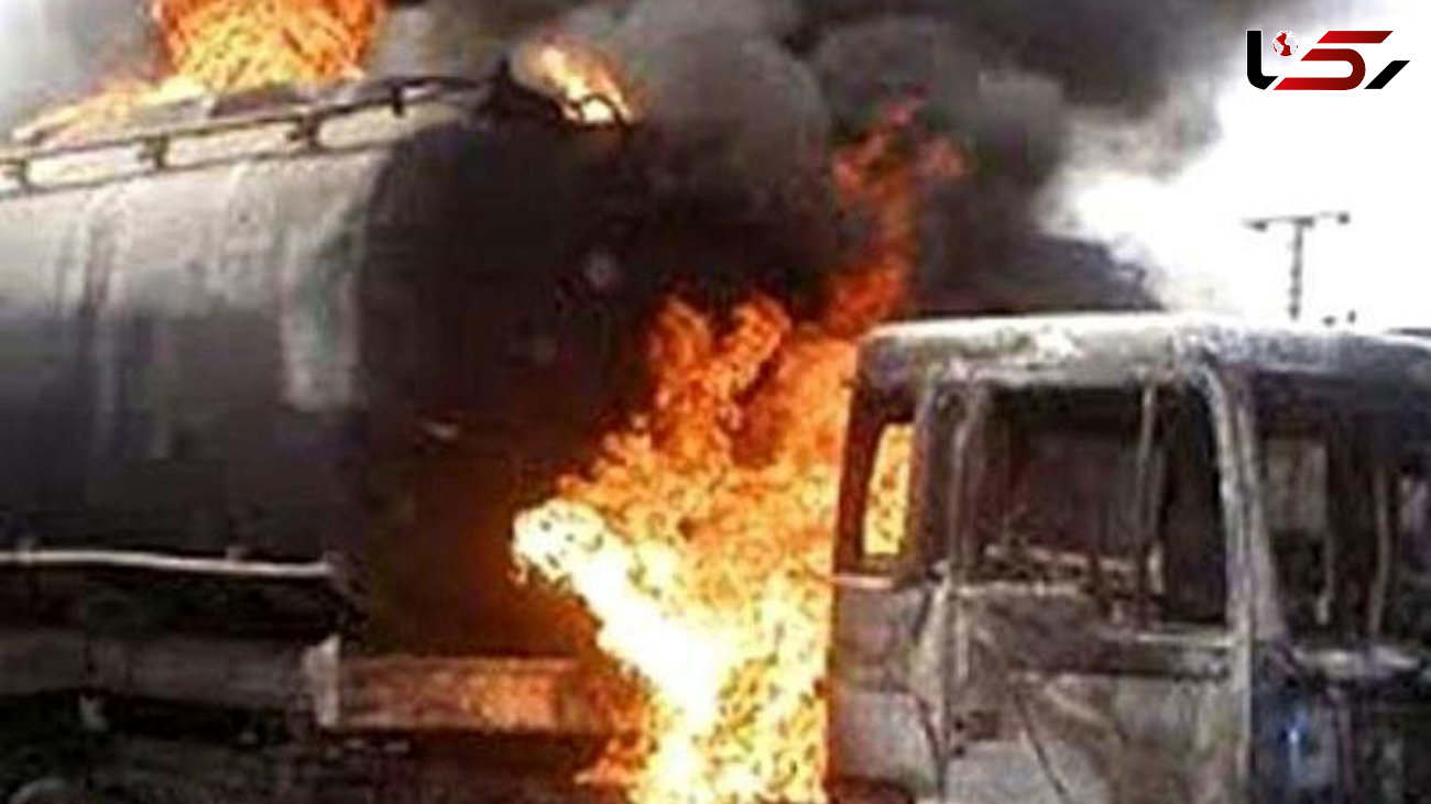  انفجار تانکر حمل بنزین در رفسنجان خسارت جانی نداشت