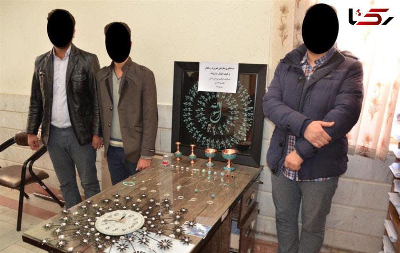 عملیات پلیسی برای دستگیری دزدان فیروزه‌ها