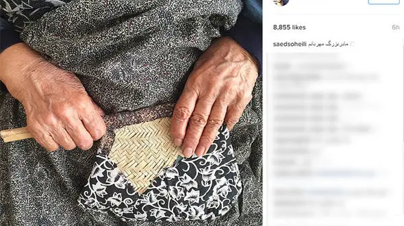 دستان مهربان مادربزرگ ام