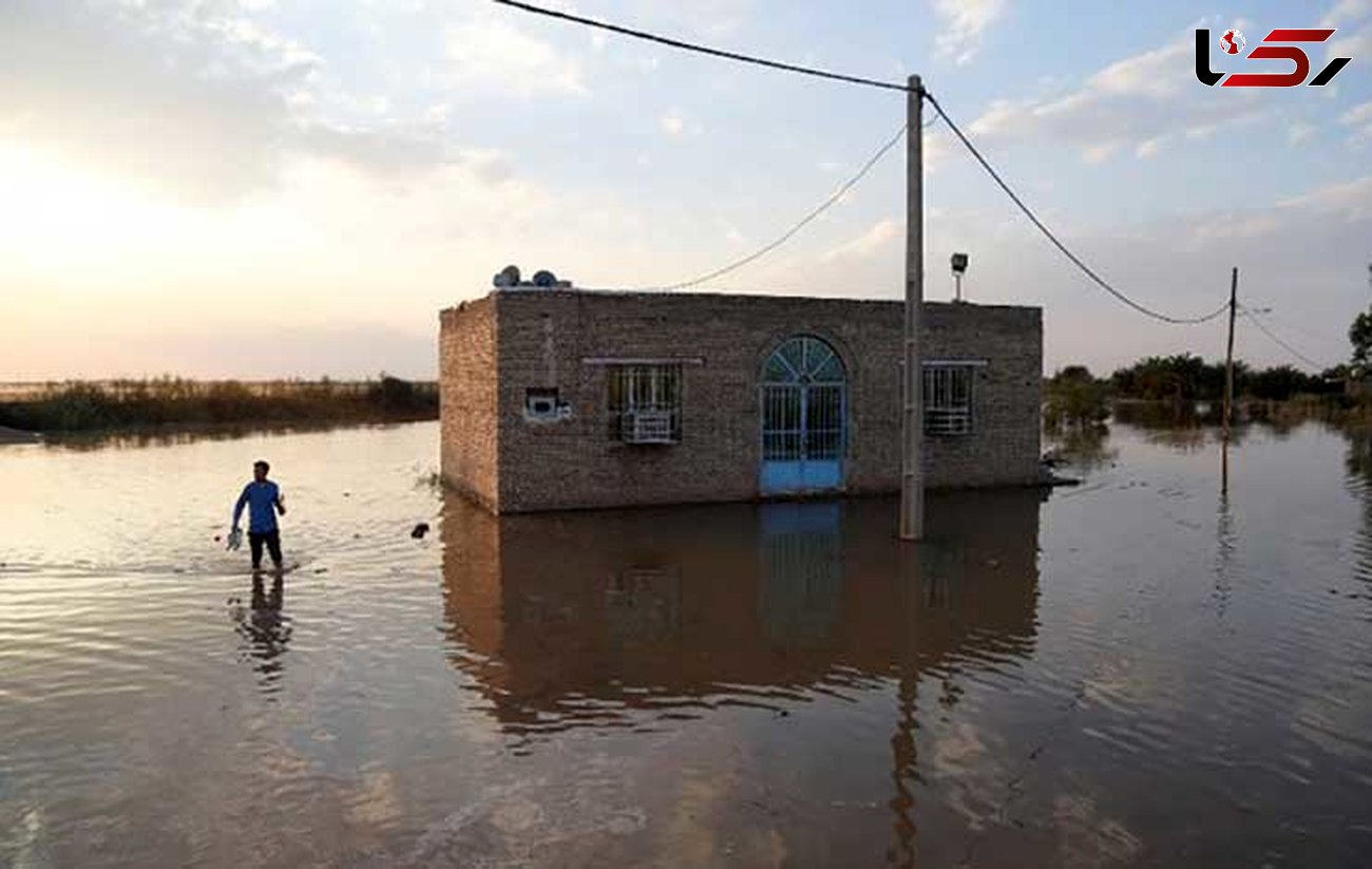 سیلاب ۵ واحد مسکونی در کلات را فرا گرفت