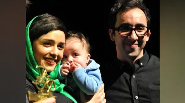 ترانه علیدوستی در کنار همسر و دخترش حنا +عکس