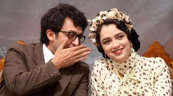 سفر در زمان؛ «شهرزاد» سریال شهرزاد در کنار صابر ابر در یک کافه؛ دهه 90