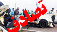 تصادف مرگبار پراید با ال نود در جاده خوشاب