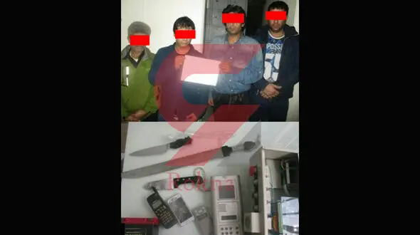 عکس های دستگیر شده ها در خانه فساد و فحشا لویزان / در این خانه چه خبر بود! 