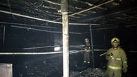آتش سوزی مرگبار در ساختمان آجودانیه / 3 بامداد رخ داد + عکس ها 