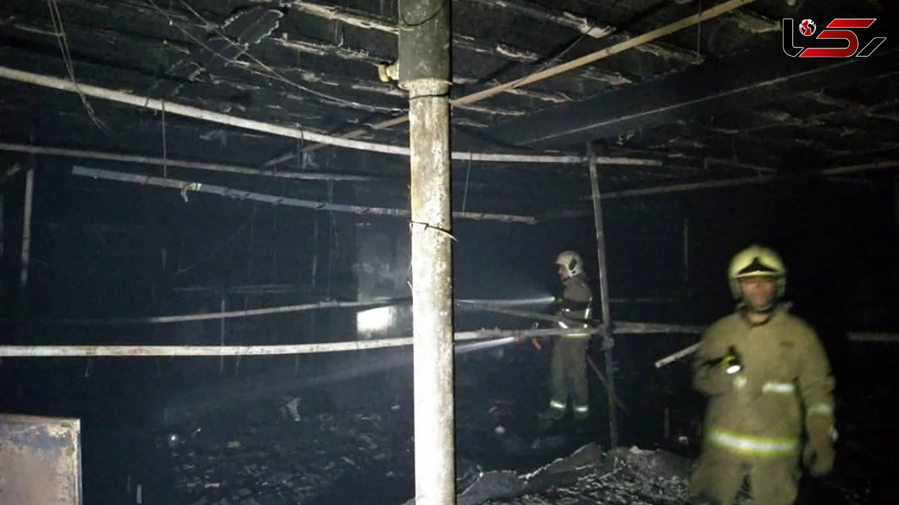 آتش سوزی مرگبار در ساختمان آجودانیه / 3 بامداد رخ داد + عکس ها 