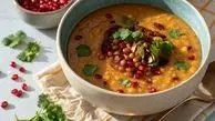 طرز تهیه سوپ انار خوشمزه مخصوص شب یلدا + عکس مراحل تهیه