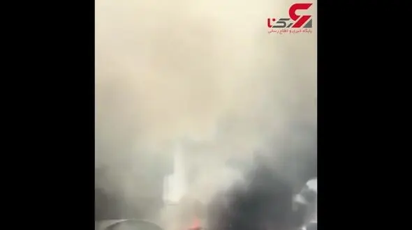 آتش سوزی بازار فلافل فروشان لشکرآباد اهواز