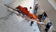 سقوط کارگر ساختمانی از ارتفاع در شیراز + عکس