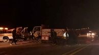 9 کشته و زخمی در تصادف زنجیره ای جاده آشخانه