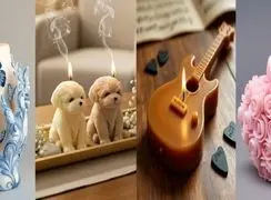 شمع‌ های تزئینی بی‌ نظیر خارجی؛ 50 طرح لاکچری و متفاوت