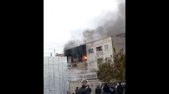 اولین فیلم از انفجار هولناک خانه مسکونی در بجنورد / حال یک کودک وخیم است + عکس