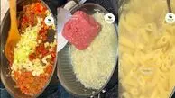طرز تهیه ماکارونی گوشت خوشمزه / فیلم