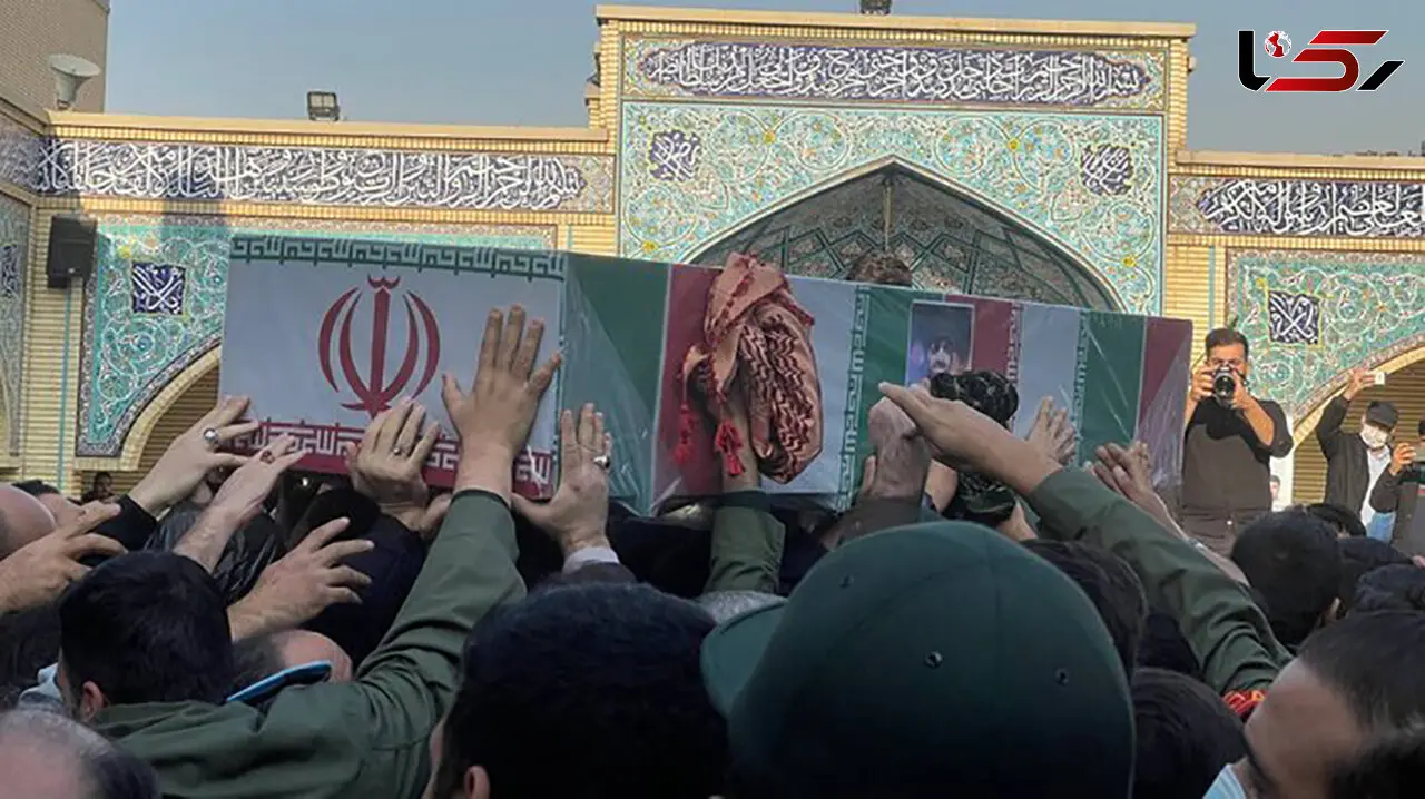 تشییع پیکر شهید داوود جعفری در تهران  
