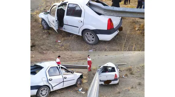 نجات معجزه‌آسای سرنشینان ال 90 از تصادفی هولناک! + عکس