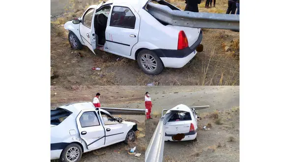 نجات معجزه‌آسای سرنشینان ال 90 از تصادفی هولناک! + عکس