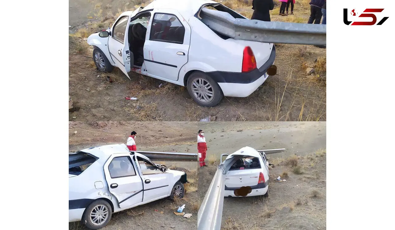 نجات معجزه‌آسای سرنشینان ال 90 از تصادفی هولناک! + عکس