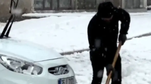 فیلم پوشش سفید برف در مناطق مرزی ترکیه