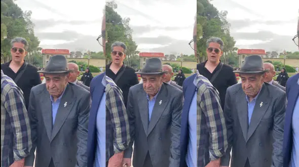 استقبال شیرازی ها از استاد ایرج خواجه امیری + فیلم