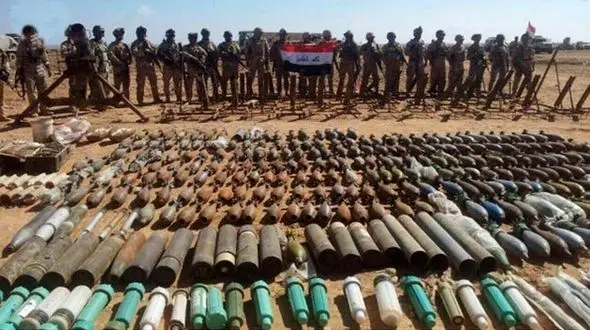 کشف انبار موشک های "جهنم" در الانبار