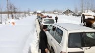 35 خودرو گرفتار در برف در استان مرکزی