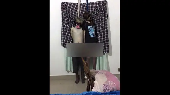 عکس وحشتناک از دار زدن تازه عروس و داماد / کامبوج  