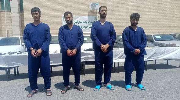 این 4 سارق مسلح در ساوجبلاغ دزدی می کردند + عکس چهره باز