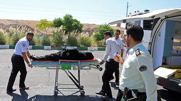 تصادف خونین  اتوبوس و کامیون در آزاد راه تهران – ساوه