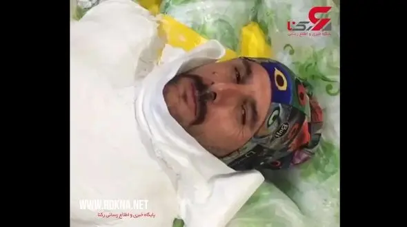 تمام بدن امین حیایی را گچ گرفتند! + فیلم