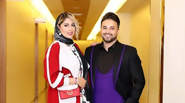 همسر بابک جهانبخش با این تیپ وسط جنگل کولاک کرد