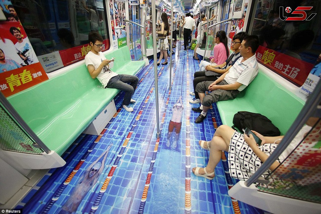 نقش‌های ورزشی در متروهای «بانجینگ» چین