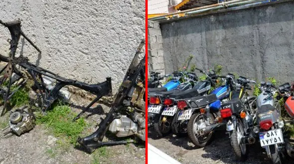 انهدام باند سارقان موتورسیکلت با 23فقره سرقت در"تالش"