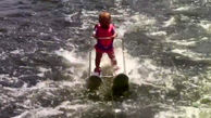 یک کودک 6 ماهه رکورد جهانی اسکی روی آب را شکست + فیلم