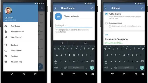 درخواست دوستی در تلگرام با گوشی دزدی