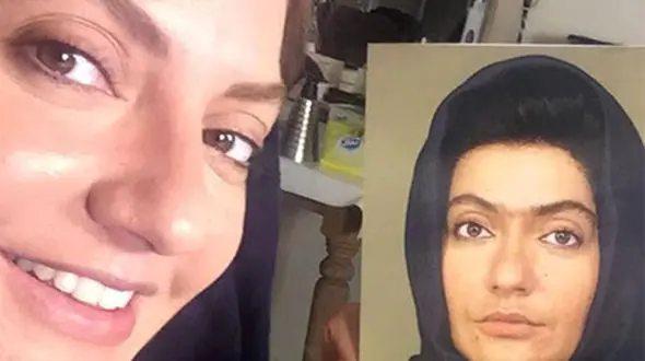 فیلم جالب از گریم دهه شصتی مهناز افشار با ابروهای پیوندی + فیلم و عکس