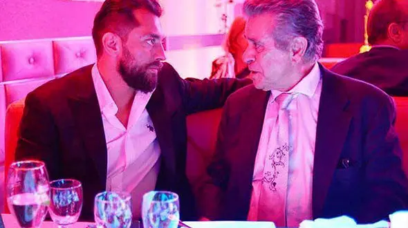 بهرام رادان و لادن طباطبایی در کنار بهروز وثوقی در لس آنجلس +عکس